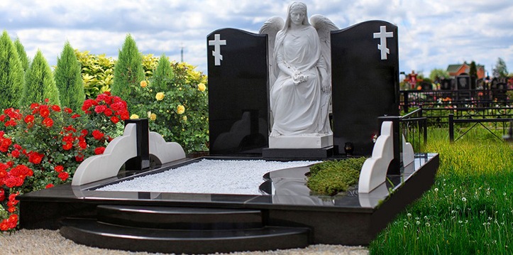 красивые могилы на кладбищах фото