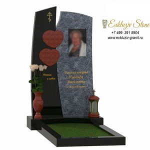 Комбинированный памятник из гранита